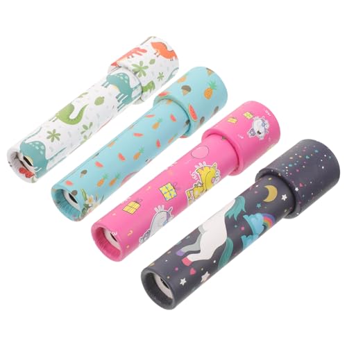 DIKACA 4 Stück Kaleidoskop für Kaleidoscope interaktives for Present for Interactive Toys spielsachen spielzeuge laufstall Kaleidoskop-Bereich von DIKACA