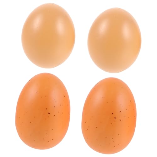 DIKACA 4 Stück Künstliche Eier für Realistische Dekorations Eier DIY Bastelmaterial für Garten und Fensterdekoration Form und Glatte Oberfläche DIKACA 4 Stück Künstliche Eier für Realistische Dekorations Eier DIY Bastelmaterial für Garten und Fensterdekoration Form und Glatte Oberfläche von DIKACA