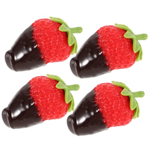 DIKACA 4 Stück Künstliche Obstdekoration Erdbeere Erdbeeren Simulation Obstdekoration Obstornamente Künstliche Früchte Gefälschte Obstdekorationen Küche Gefälschte Früchte Simulierte DIKACA 4 Stück Künstliche Obstdekoration Erdbeere Erdbeeren Simulation Obstdekoration Obstornamente Künstliche Früchte Gefälschte Obstdekorationen Küche Gefälschte Früchte Simulierte von DIKACA