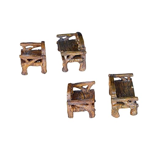 DIKACA 4 Stück Mini -Tisch und Stuhlhandwerk Miniaturstühle zum Basteln Ministühle für Mini-Stuhl Miniaturen Puppe Miniaturlandschaftszubehör Mini-Harzstuhl Mini -Bank DIKACA 4 Stück Mini -Tisch und Stuhlhandwerk Miniaturstühle zum Basteln Ministühle für Mini-Stuhl Miniaturen Puppe Miniaturlandschaftszubehör Mini-Harzstuhl Mini -Bank von DIKACA