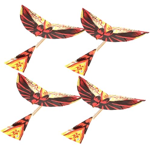 DIKACA 4 Stück Modellflugzeugspielzeug hühner kinderspielzeuge Wissenschaftliches für Airplane Toy Model Planes Flugzeug Spielzeugmodell Flugzeugmodell hölzern von DIKACA