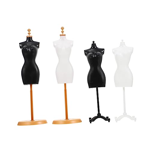 DIKACA 4 Stück Modellständer Puppenkleidung Puppenhauspuppen Puppenköpfe zum Basteln puppenkleiderbügel Puppen kleiderbügel Mini - Präsentationsständer Miniatur - Puppenkleiderständer Plastik DIKACA 4 Stück Modellständer Puppenkleidung Puppenhauspuppen Puppenköpfe zum Basteln puppenkleiderbügel Puppen kleiderbügel Mini - Präsentationsständer Miniatur - Puppenkleiderständer Plastik von DIKACA