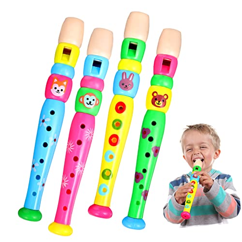 DIKACA 4 Stück Musikinstrumente Kunststoffinstrumente Für Kleinkinder Musikblockflöteninstrument Piccoloflöte Für Audioinstrument Kinderflöten Musikspielzeug DIKACA 4 Stück Musikinstrumente Kunststoffinstrumente Für Kleinkinder Musikblockflöteninstrument Piccoloflöte Für Audioinstrument Kinderflöten Musikspielzeug von DIKACA
