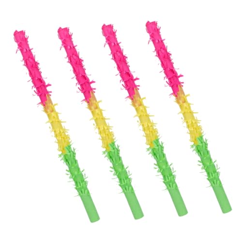 DIKACA 4 Stück Piñata-Sticks für Fiesta Stange bunt Partyzubehör klein Partygeschenk Party-Piñata-Stick Piñata Pinata Brillenstütze Pinata-Stick zum Geburtstag Papier DIKACA 4 Stück Piñata-Sticks für Fiesta Stange bunt Partyzubehör klein Partygeschenk Party-Piñata-Stick Piñata Pinata Brillenstütze Pinata-Stick zum Geburtstag Papier von DIKACA