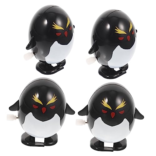 DIKACA 4 Stück Pinguin- Neuartige Laufspielzeuge Kreatives Aufziehspielzeug Cartoon-uhrwerkspielzeug Partyspielzeug Cartoon-aufwickelspielzeug Halloween- Plastik von DIKACA