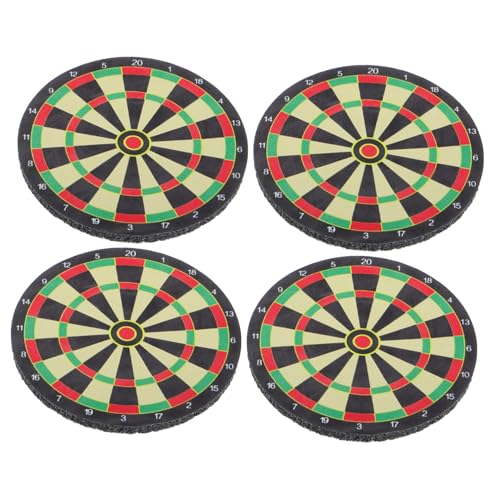 DIKACA 4 Stück Puppenhaus-Miniatur-dartscheibe, Mini-dartscheibe Für Kinder, Indoor-Spiel, Mini- -Dekoration Und Hand-Augen-koordinationstraining von DIKACA