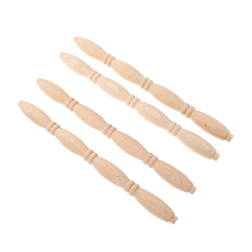 DIKACA 4 Stück Puppenhaus römischer Pfahl Hausdekoration Puppenhaus-Treppengeländer spielzeughaus Holzmodelle holzscheiben Zubehör für Mini-Haustreppen Miniatur-Säulen hölzern Beige DIKACA 4 Stück Puppenhaus römischer Pfahl Hausdekoration Puppenhaus-Treppengeländer spielzeughaus Holzmodelle holzscheiben Zubehör für Mini-Haustreppen Miniatur-Säulen hölzern Beige von DIKACA