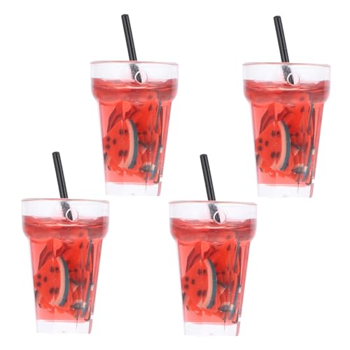DIKACA 4 Stück Zitronentee-Modell für kinderspielzeug fogelschreker Modellbau büro Dekoration Dinge Wassermelone Soda Miniatur-Saftverzierungen Mini-Hausschmuck Harz rot DIKACA 4 Stück Zitronentee-Modell für kinderspielzeug fogelschreker Modellbau büro Dekoration Dinge Wassermelone Soda Miniatur-Saftverzierungen Mini-Hausschmuck Harz rot von DIKACA