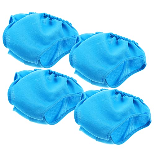DIKACA 4 Stück Zubehör Für Spielzeugpuppen Höschen Für Puppen Puppe Verkleiden Zubehör Mini-höschen Kleine Puppenunterwäsche Spielzeugpuppenhöschen Wiederverwendbar Sky-Blue Stoff von DIKACA