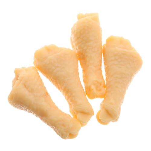 DIKACA 4 Stücke Retriever Figurine PVC Mini Huhn Simulation Huhn Arme Kleine Vogel von DIKACA