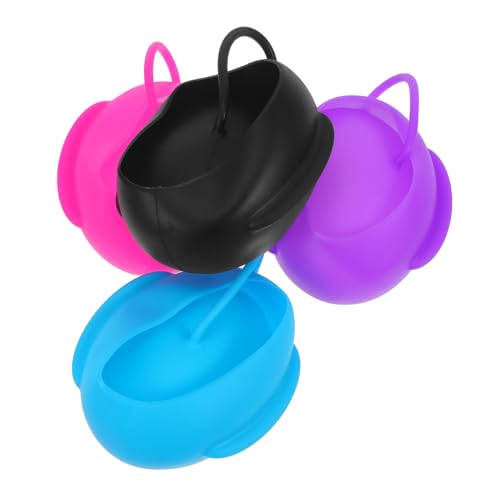 DIKACA 4 Stücke Silikon Ballon Kleine Strand Pool Aufblasbare Spiel Versorgung Wasser Spiel Wasser Requisiten Outdoor Tragbare Bälle Spiel Zubehör Silica Gel von DIKACA