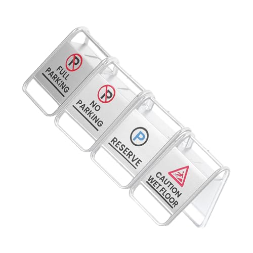 DIKACA 4-teiliges Verkehrszeichen-spielset Für Kinder, Miniatur-verkehrshinweismodelle Zum Unterrichten Von Verkehrsregeln, Miniatur-verkehrswarnschildern, Dekorationen, DIKACA 4-teiliges Verkehrszeichen-spielset Für Kinder, Miniatur-verkehrshinweismodelle Zum Unterrichten Von Verkehrsregeln, Miniatur-verkehrswarnschildern, Dekorationen, von DIKACA