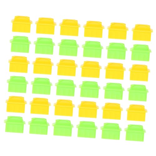 DIKACA 40 Stück Schachfiguren Schachfiguren Ersatzspiel Rich Man Brettspiel Spielrequisiten Hausspiele Domino Originalschach Für Brettspiel Rack O Halter Kunststoff von DIKACA
