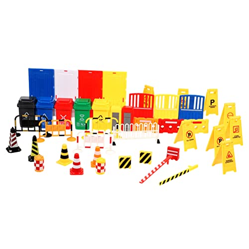 DIKACA 40 Stück Straßensperren Simulations Requisiten Puppenhaus Straßenschild Mini Verkehrsschilder Simulation Straßenschild Verkehrsschild Sandkasten Verkehrsschild Miniatur DIKACA 40 Stück Straßensperren Simulations Requisiten Puppenhaus Straßenschild Mini Verkehrsschilder Simulation Straßenschild Verkehrsschild Sandkasten Verkehrsschild Miniatur von DIKACA