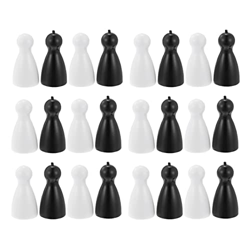 DIKACA 40 Stück Teile Springspielzeug Menschliche Form Brettspiel Schachfigur Flugschach Schachfigur Menschliche Form Schachfigur Spielfiguren Lernspielzeug Kunststoff von DIKACA