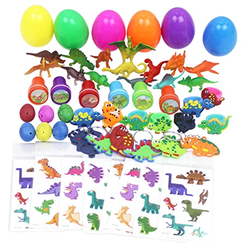 DIKACA 48 1 Satz Spielzeug zum Thema Dinosaurier Party mitgebsel Kinder kinderparty mitgebsel simuliertes Spielzeug Halloween-Spielzeug Kidcraft-Spielset Mini-Preise Foto einstellen von DIKACA