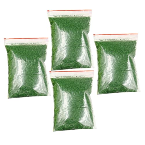DIKACA 4Packungen Künstliches Gras Für DIY Landschaften Statische Grasbüschel Für Feengärten Realistische Bepflanzung Für Modelleisenbahnen Langlebige Textur Für Kreative von DIKACA