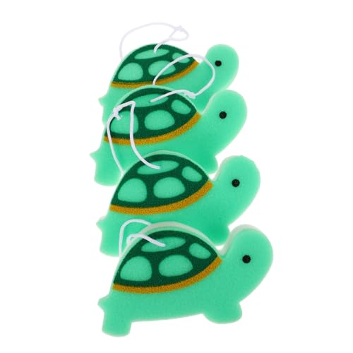 DIKACA 4Stücke Bade Schildkrötenform Weiche Reinigungsschwämme Für Junge Mädchen Und Multifunktionales Badespielzeug Für Angenehmes Badeerlebnis Für Jungen DIKACA 4Stücke Bade Schildkrötenform Weiche Reinigungsschwämme Für Junge Mädchen Und Multifunktionales Badespielzeug Für Angenehmes Badeerlebnis Für Jungen von DIKACA