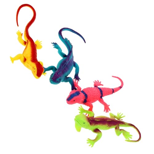 DIKACA 4Stücke Eidechsen Für Lustige Simulation Von Reptilienmodellen Lernspielzeug Zur Stärkung Der Eltern Beziehung Langlebig Und Leicht Für Kreatives von DIKACA