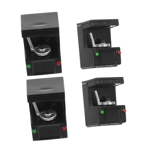 DIKACA 4Stücke Kaffeemaschine für Puppenhaus Realistisches Küchenzubehör Platzsparendes Design für Kreative Miniaturszenen Hochwertige Kunststoffmöbel für Sammler DIKACA 4Stücke Kaffeemaschine für Puppenhaus Realistisches Küchenzubehör Platzsparendes Design für Kreative Miniaturszenen Hochwertige Kunststoffmöbel für Sammler von DIKACA