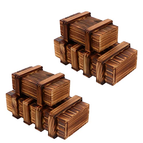 DIKACA 4er-Packung Puzzle -Box -spielsachen Puzzleboxen Mit Versteckten Fächern Hölzern DIKACA 4er-Packung Puzzle -Box -spielsachen Puzzleboxen Mit Versteckten Fächern Hölzern von DIKACA