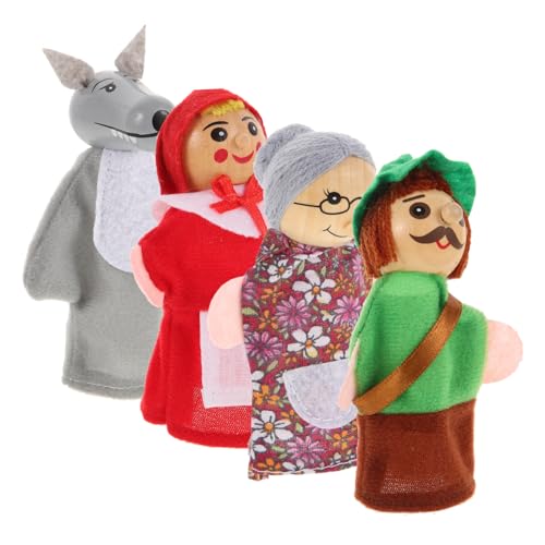DIKACA 4er Set Fingerpuppen Lustige Tier Fingerpuppen Für Handpuppen Für Kleinkinder Für Fantasievolles Geschichtenerzählen Ideal Für Den Unterricht Und Kreative Spielstunden DIKACA 4er Set Fingerpuppen Lustige Tier Fingerpuppen Für Handpuppen Für Kleinkinder Für Fantasievolles Geschichtenerzählen Ideal Für Den Unterricht Und Kreative Spielstunden von DIKACA