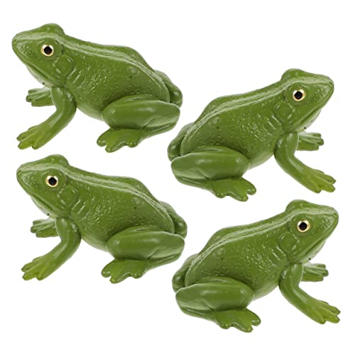 DIKACA Gartenteich Frog 4er Set Miniatur Frosch Figuren Frosch Für Realistische Frosch Modelle Zur Dekoration Oder Als Für Froschliebhaber DIKACA Gartenteich Frog 4er Set Miniatur Frosch Figuren Frosch Für Realistische Frosch Modelle Zur Dekoration Oder Als Für Froschliebhaber von DIKACA