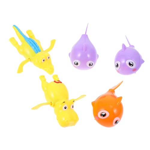 DIKACA 5 Stück Badespielzeug badewanne schwimmspielzeug Bath Toys Wind-up Duschspielzeug nehmen Schwimmendes Duschspielzeug Kunststoff Kunststoff DIKACA 5 Stück Badespielzeug badewanne schwimmspielzeug Bath Toys Wind-up Duschspielzeug nehmen Schwimmendes Duschspielzeug Kunststoff Kunststoff von DIKACA
