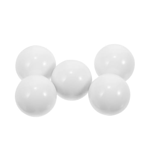 DIKACA 5 Stück Ball -Platten -Turntable -Ball Party Rad Ersetzen Sie die Kugeln der Rouletteperlen Ersatz-Roulette-Perlen Acryl Weiß von DIKACA