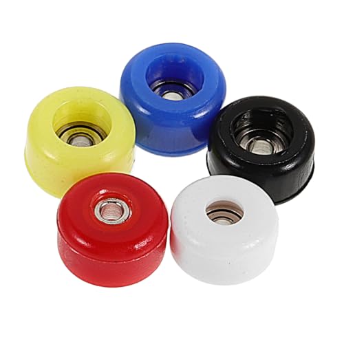 DIKACA 5 Stück Finger-Skateboard-räder Wiederverwendbare Räder Radlager Skateboardräder Skateboard Lager Lagerräder Skateboardteile Weiche Skateboardrollen Schlittschuhräder 4pcs DIKACA 5 Stück Finger-Skateboard-räder Wiederverwendbare Räder Radlager Skateboardräder Skateboard Lager Lagerräder Skateboardteile Weiche Skateboardrollen Schlittschuhräder 4pcs von DIKACA