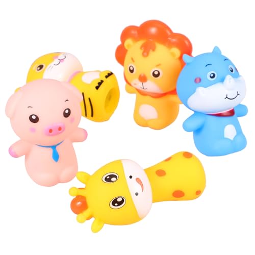 DIKACA 5 Stück Fingerpuppen Puppen Eltern Figuren Fingerspielzeug Fingerpuppen Eltern Spielspielzeug Kleinkind Fingerspielzeug Geschichtenerzählpuppenspielzeug von DIKACA