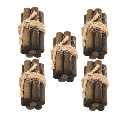 DIKACA 5 Stück Für Brennholzhaufen Kleiner Brennholzhaufen Kleines Puppenhaus-szenen-Layout-Requisite Puppenhauslieferungen Dekormodell Mini-hausbedarf Coffee Hölzern DIKACA 5 Stück Für Brennholzhaufen Kleiner Brennholzhaufen Kleines Puppenhaus-szenen-Layout-Requisite Puppenhauslieferungen Dekormodell Mini-hausbedarf Coffee Hölzern von DIKACA