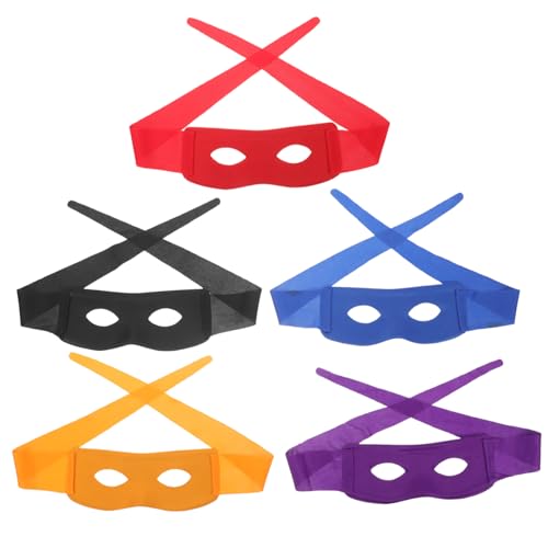 DIKACA 5 Stück Halbgesichtsmaske aus Leichtem PVC Bunte Masquerade Masken für Herren Stilvolle Party und Cosplay Accessoires Komfortabel und für Karneval und Kostüme DIKACA 5 Stück Halbgesichtsmaske aus Leichtem PVC Bunte Masquerade Masken für Herren Stilvolle Party und Cosplay Accessoires Komfortabel und für Karneval und Kostüme von DIKACA