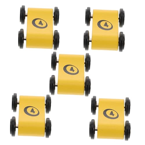 DIKACA 5 Stück Hölzerne Rückenlastwagenspielzeug Autos für Kinderauto Rennstrecke aus Holz Kinderspielzeug Mini-Rennwagen- kleine Autos Yellow DIKACA 5 Stück Hölzerne Rückenlastwagenspielzeug Autos für Kinderauto Rennstrecke aus Holz Kinderspielzeug Mini-Rennwagen- kleine Autos Yellow von DIKACA