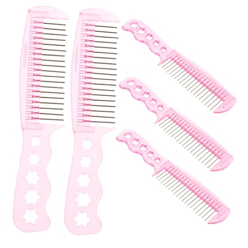 DIKACA 5 Stücke Kunststoff Puppe Perücke Pinsel Metall Pin Haar Kamm für Puppe Pflege Styling DIKACA 5 Stücke Kunststoff Puppe Perücke Pinsel Metall Pin Haar Kamm für Puppe Pflege Styling von DIKACA