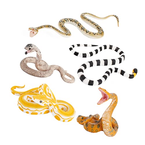 DIKACA 5 Stück Schlangenmodell Halloween -Dekorationen Simulationsschlange kniffliges falsche Schlange Lebensartiges Schlangenspielzeug PVC DIKACA 5 Stück Schlangenmodell Halloween -Dekorationen Simulationsschlange kniffliges falsche Schlange Lebensartiges Schlangenspielzeug PVC von DIKACA