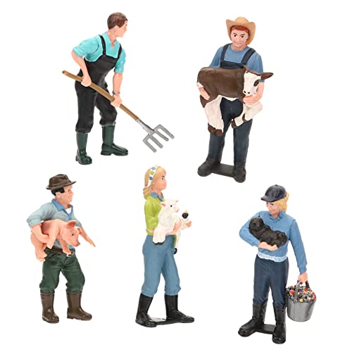 DIKACA 5 Stück Simulations-Farm-Ranch Figurenmodell Dekoration Farmer-simulationsmodelle Farm People-Modell Entzückende Bauernfigur Bauern Figur Landarbeiter Modelle Bäuerliche Figur Harz DIKACA 5 Stück Simulations-Farm-Ranch Figurenmodell Dekoration Farmer-simulationsmodelle Farm People-Modell Entzückende Bauernfigur Bauern Figur Landarbeiter Modelle Bäuerliche Figur Harz von DIKACA
