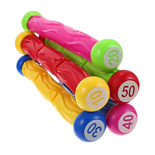 DIKACA 5 Stück Tauch- - Tauchen waten Netz Abs wasserspielzeug kinderwasserspielzeuge kinderspielzeuge Pool-Tauchstöcke, Schwimmtauchstöcke Plastik DIKACA 5 Stück Tauch- - Tauchen waten Netz Abs wasserspielzeug kinderwasserspielzeuge kinderspielzeuge Pool-Tauchstöcke, Schwimmtauchstöcke Plastik von DIKACA