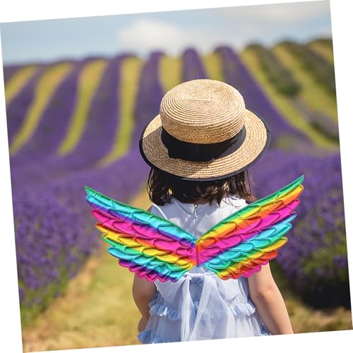 DIKACA 5 Stück Teiliges Einhorn Flügel für Bühne und Party Bunte Cosplay Flügel Leichte Performance Accessoires für Karneval Halloween und Kindergeburtstag DIKACA 5 Stück Teiliges Einhorn Flügel für Bühne und Party Bunte Cosplay Flügel Leichte Performance Accessoires für Karneval Halloween und Kindergeburtstag von DIKACA