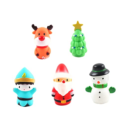 DIKACA 5 Stück Weihnachts- Fingerspielzeug Für Fingerpuppen Weihnachtliche Fingerpuppen Für Im Vorschulalter Fingerpuppe Vinyl DIKACA 5 Stück Weihnachts- Fingerspielzeug Für Fingerpuppen Weihnachtliche Fingerpuppen Für Im Vorschulalter Fingerpuppe Vinyl von DIKACA
