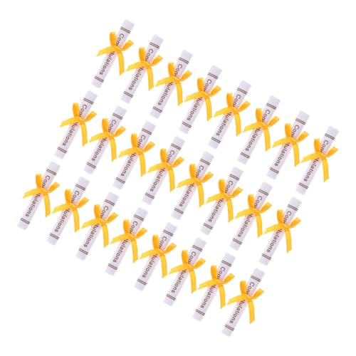 DIKACA 50 Stück Abschlusspuppenzubehör Grad High-School-abschlussbär Abschluss Stofftiere Trauzeugen Zertifikat Scroll-Ornament Abschlussjahrschmuck Vlies Zufällige Farbe DIKACA 50 Stück Abschlusspuppenzubehör Grad High-School-abschlussbär Abschluss Stofftiere Trauzeugen Zertifikat Scroll-Ornament Abschlussjahrschmuck Vlies Zufällige Farbe von DIKACA