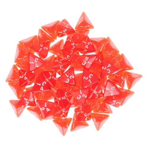 DIKACA 50 Stück Facettierte Würfel Tischspiele Für Erwachsene Brettspiel Würfel Würfelspielzeug Vorhanden Partyspielwürfel Würfel Für Das Klassenzimmer Kleine Spielwürfel Rot Acryl DIKACA 50 Stück Facettierte Würfel Tischspiele Für Erwachsene Brettspiel Würfel Würfelspielzeug Vorhanden Partyspielwürfel Würfel Für Das Klassenzimmer Kleine Spielwürfel Rot Acryl von DIKACA