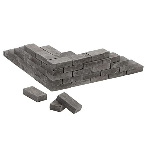 DIKACA 50 Stück Ziegelmodell Modellbausätze Mini-fliesengebäudemodell Mini-baumaterialien Miniatur-bastelbedarf Mini-gebäude Gefälschte Ziegelsteine für Mini-Steine Pflastern Ton DIKACA 50 Stück Ziegelmodell Modellbausätze Mini-fliesengebäudemodell Mini-baumaterialien Miniatur-bastelbedarf Mini-gebäude Gefälschte Ziegelsteine für Mini-Steine Pflastern Ton von DIKACA
