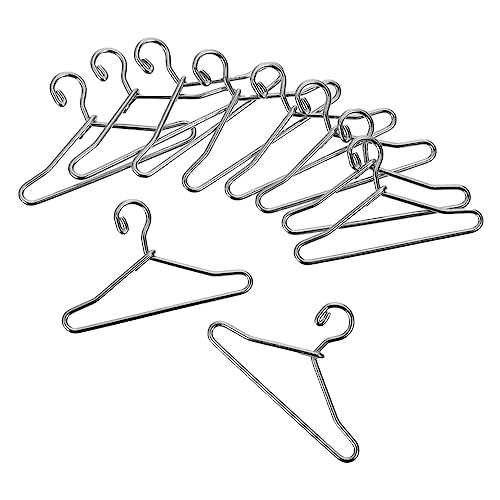 DIKACA 50Stücke Mini Puppen Kleiderbügel Metall Kleiderhalter Für Puppen Für Puppenmode Und Kreatives Zubehör DIKACA 50Stücke Mini Puppen Kleiderbügel Metall Kleiderhalter Für Puppen Für Puppenmode Und Kreatives Zubehör von DIKACA