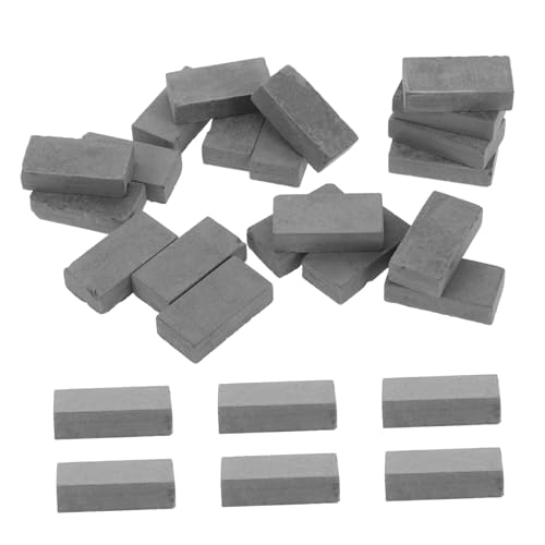 DIKACA 50Stücke Ziegelsteine für DIY Bauprojekte Realistische Bauklötze aus Hochwertigem Material für Puppenhaus und Gartenornamente Fördert Feinmotorik und Kreativität DIKACA 50Stücke Ziegelsteine für DIY Bauprojekte Realistische Bauklötze aus Hochwertigem Material für Puppenhaus und Gartenornamente Fördert Feinmotorik und Kreativität von DIKACA