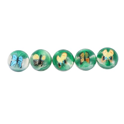 DIKACA 5St Lernspielzeug für kinderspielzeug spielsachen Children Toys spielsachen für beemysafe geburtstagsmitgebsl gummiball Springender Ball Green von DIKACA