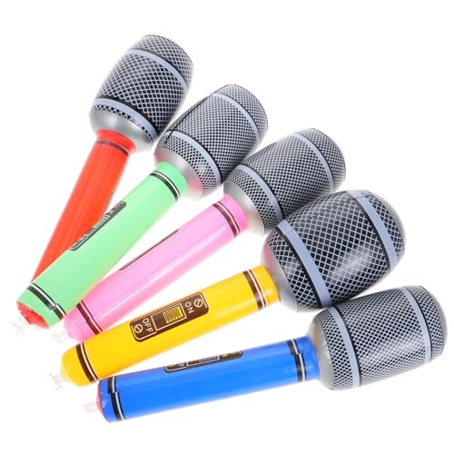 DIKACA 5St Simulationsmikrofon für kinderspielzeug pool toys Partygeschenke für Kleinkinder Bildungsspielzeug -Karaoke-Prop-Mikrofon -Mikrofon- PVC DIKACA 5St Simulationsmikrofon für kinderspielzeug pool toys Partygeschenke für Kleinkinder Bildungsspielzeug -Karaoke-Prop-Mikrofon -Mikrofon- PVC von DIKACA