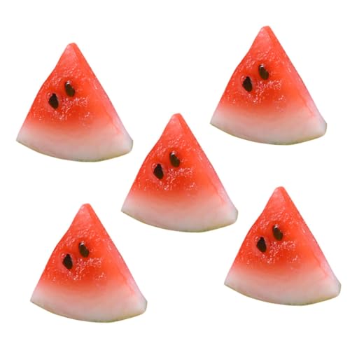 DIKACA Puppenhaus Wassermelone Scheibe Spielzeug 5 Stücke Mini Gefälschte Rote Frucht Modelle Für Wohnkultur Foto Requisiten DIKACA Puppenhaus Wassermelone Scheibe Spielzeug 5 Stücke Mini Gefälschte Rote Frucht Modelle Für Wohnkultur Foto Requisiten von DIKACA