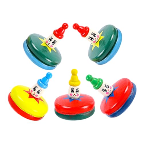 DIKACA 5Stücke Holz Gyroskop Interaktives Zappelspielzeug Für Manuelles Bunten Farben Für Drinnen Und Draußen Lernspielzeug Für Jungen DIKACA 5Stücke Holz Gyroskop Interaktives Zappelspielzeug Für Manuelles Bunten Farben Für Drinnen Und Draußen Lernspielzeug Für Jungen von DIKACA