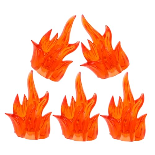 DIKACA Miniatur-Feuer-wargame-zubehör 5-teiliges Spielzeug-ampelsystem Mit Feuereffektblöcken Für Jungen von DIKACA